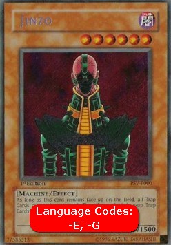 Jinzo (V.1) PSV-000 Secret Rare Played Deutsch