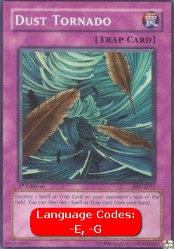 Staubtornado (V.1) PSV-011 Super Rare Poor Deutsch
