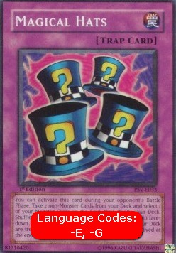 Magische Hüte (V.1) PSV-033 Super Rare Played Deutsch