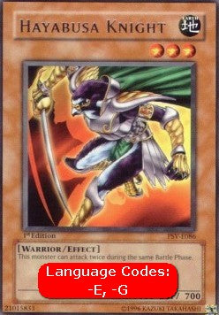 Hayabusa-Ritter (V.1) PSV-086 Rare Poor Deutsch