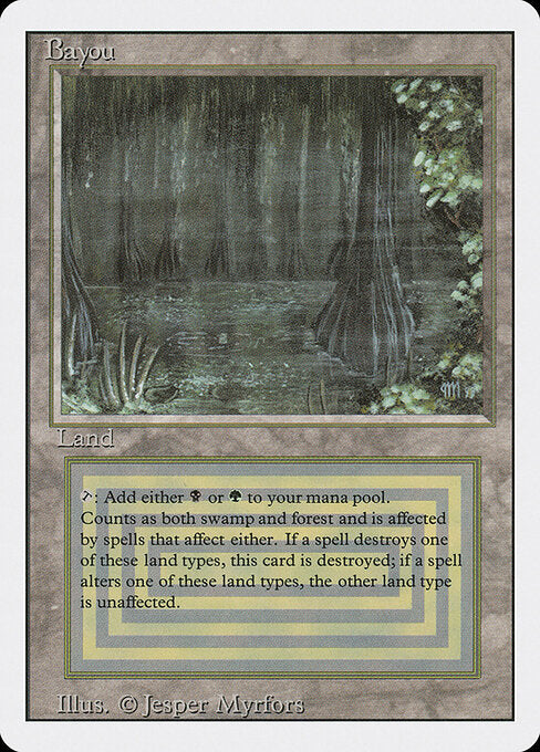 Bayou 3ED- Rare Good Englisch