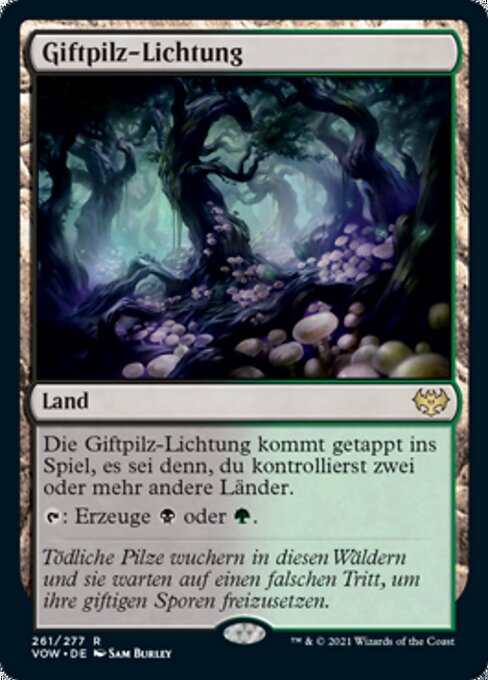 Giftpilz-Lichtung VOW-261 Rare Near Mint Deutsch Foil