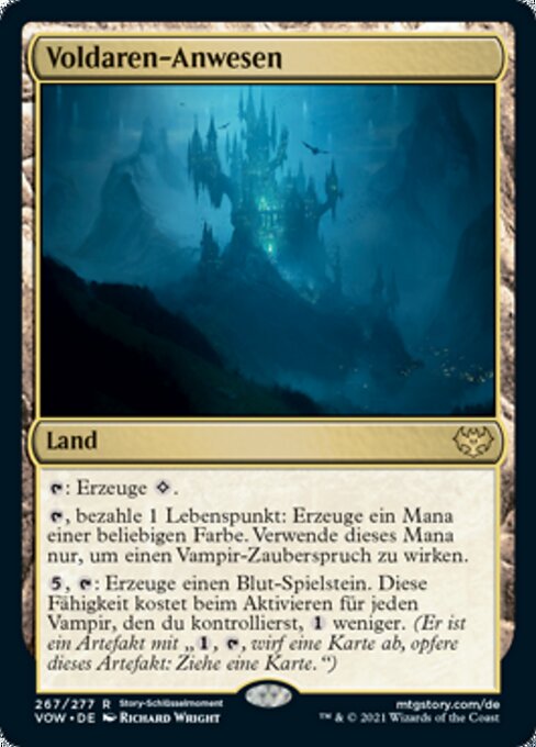 Voldaren-Anwesen VOW-267 Rare Excellent Deutsch Foil