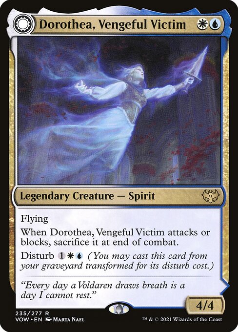 Dorothea, Vengeful Victim // Dorothea's Retribution VOW-235 Rare Near Mint Englisch