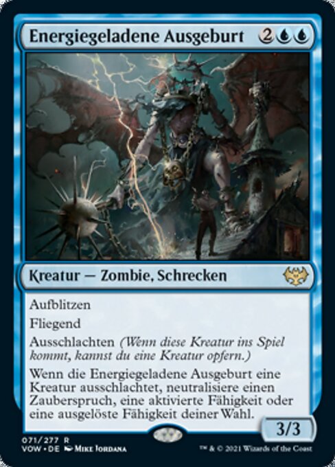 Energiegeladene Ausgeburt VOW-71 Rare Near Mint Deutsch
