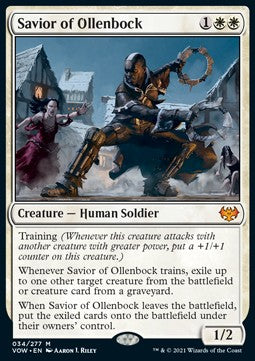 Savior of Ollenbock VOW-34 Mythic Near Mint Englisch Foil