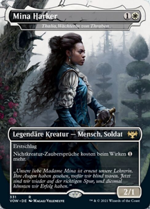 Thalia, Wächterin von Thraben (V.2) XVOW-331 Rare Near Mint Deutsch Foil