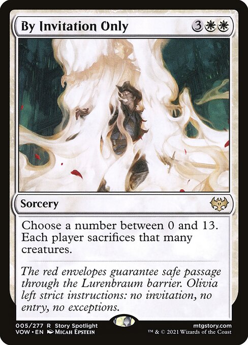 Nur mit Einladung VOW-5 Rare Near Mint Englisch