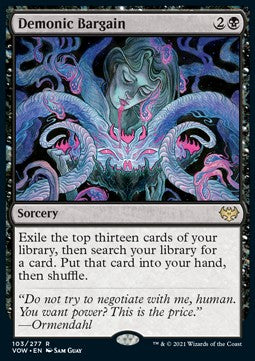 Demonic Bargain VOW-103 Rare Near Mint Englisch