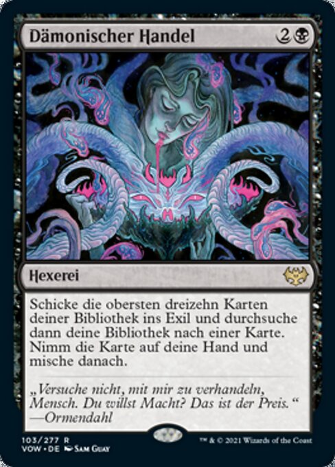Dämonischer Handel VOW-103 Rare Light Played Deutsch Foil