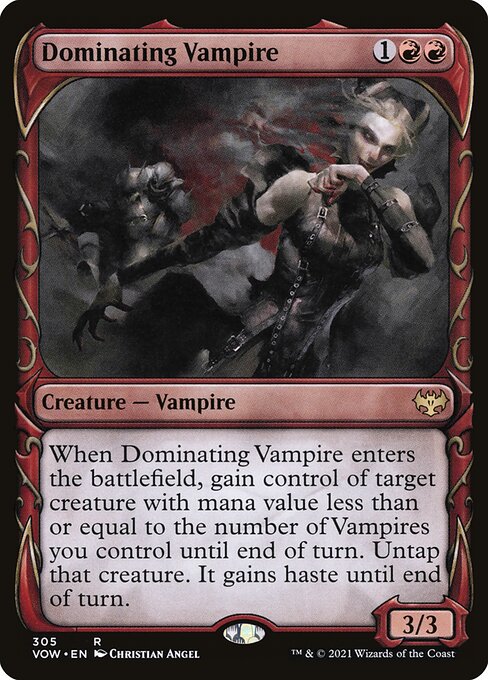 Dominating Vampire XVOW-305 Rare Near Mint Englisch