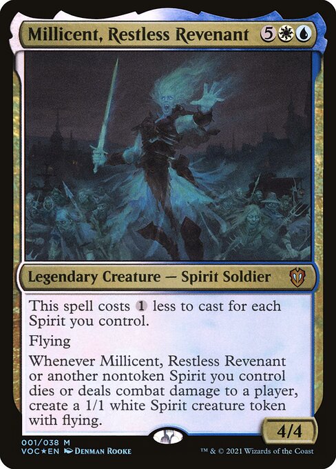 Millicent, rastlose Rückkehrerin (V.1) VOC-1 Mythic Near Mint Englisch Foil