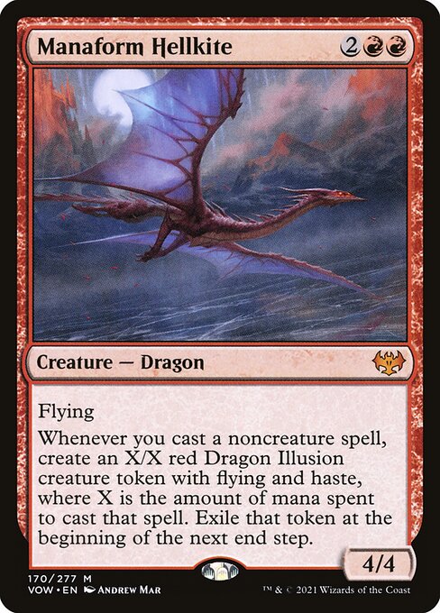 Manaform Hellkite VOW-170 Mythic Near Mint Englisch