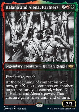 Halana und Alena, Partner XVOW-325 Rare Excellent Englisch Foil
