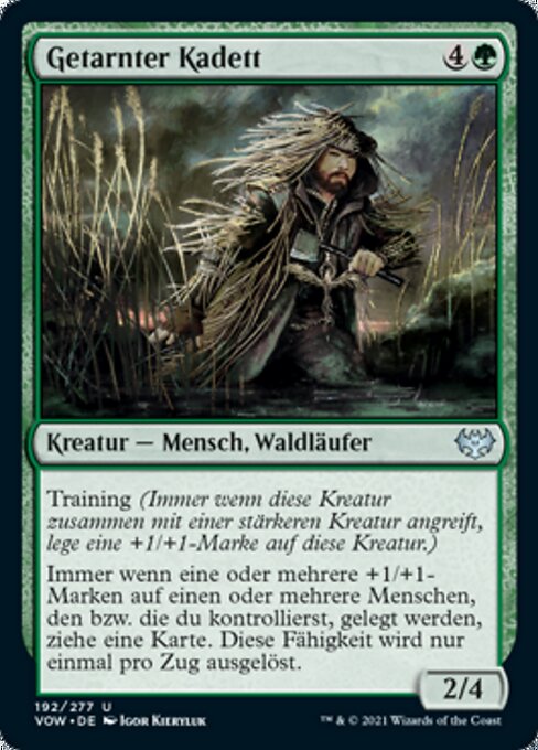 Getarnter Kadett VOW-192 Uncommon Near Mint Deutsch Foil