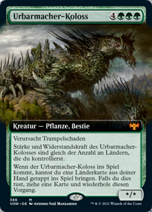 Urbarmacher-Koloss XVOW-386 Near Mint Deutsch