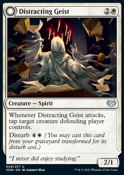 Störender Geist // Clevere Ablenkung VOW-9 Uncommon Excellent Englisch Foil