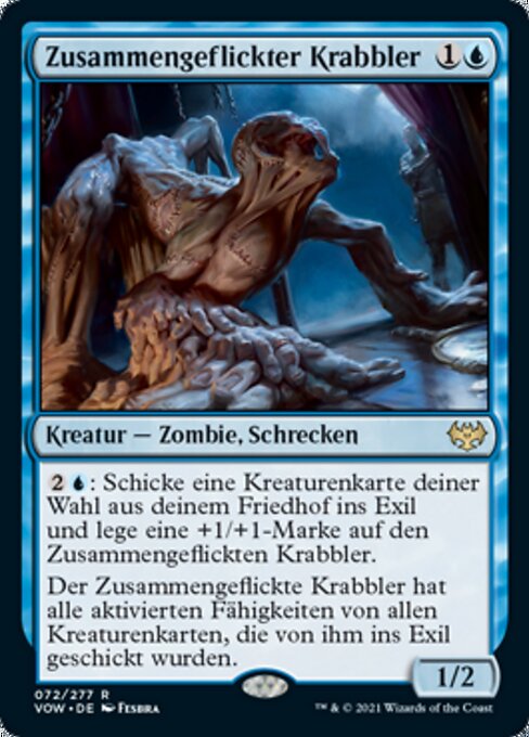 Zusammengeflickter Krabbler VOW-72 Rare Excellent Deutsch