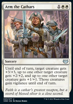 Bewaffnet die Katharer VOW-3 Uncommon Excellent Englisch Foil