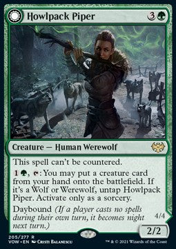 Howlpack Piper // Wildsong Howler VOW-205 Rare Excellent Englisch