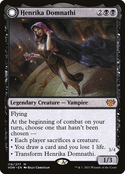 Henrika Domnathi // Henrika, höllische Seherin VOW-119 Mythic Near Mint Englisch Foil