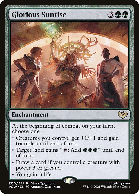 Glorious Sunrise VOW-200 Rare Excellent Englisch Foil