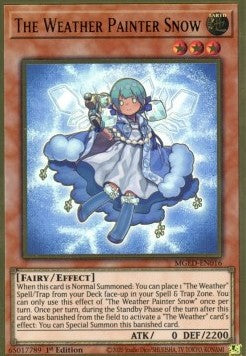 Witterungsmalerin Schnee MGED-016 Premium Gold Rare Near Mint Deutsch