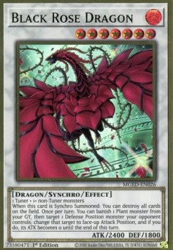 Black Rose Dragon MGED-026 Premium Gold Rare Excellent Englisch 1. Auflage