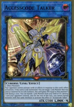 Accesscode Talker MGED-EN037 Premium Gold Rare Near Mint Englisch 1. Auflage