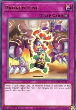 Unterbrochene Linie MGED-151 Rare Excellent Deutsch 1. Auflage