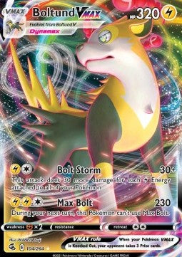 Boltund VMAX FST-104 Ultra Rare Light Played Englisch