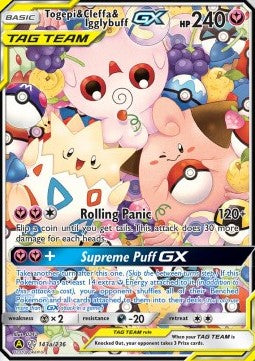 Togepi & Cleffa & Igglybuff GX CEC-143a Promo Excellent Englisch