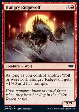 Hungriger Kammwolf VOW-161 Common Excellent Deutsch Foil