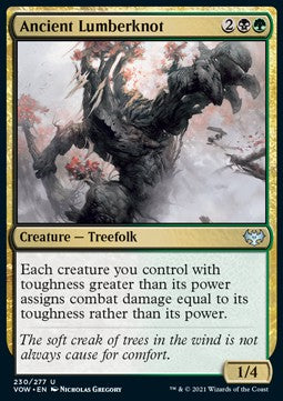 Uraltes Knotenholz VOW-230 Uncommon Excellent Deutsch Foil