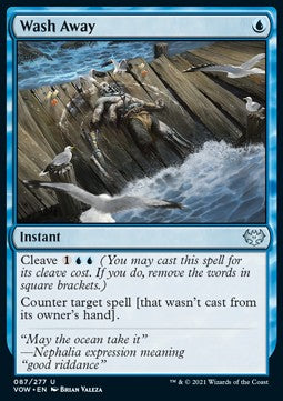 Wash Away VOW-87 Uncommon Near Mint Englisch