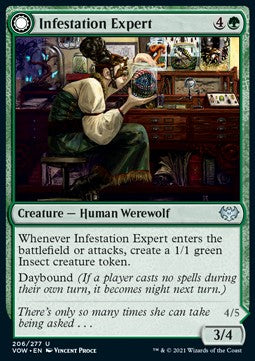 Ungeziefer-Expertin // Befallener Werwolf VOW-206 Uncommon Near Mint Englisch Foil