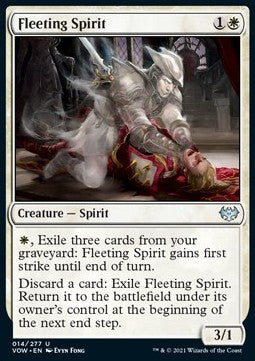 Flüchtiger Geist VOW-14 Uncommon Excellent Englisch Foil