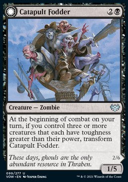 Katapultfutter // Hauptmann des Katapults VOW-99 Uncommon Excellent Englisch Foil