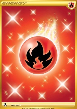 Feuer-Energie FST-284 Secret Rare Played Deutsch