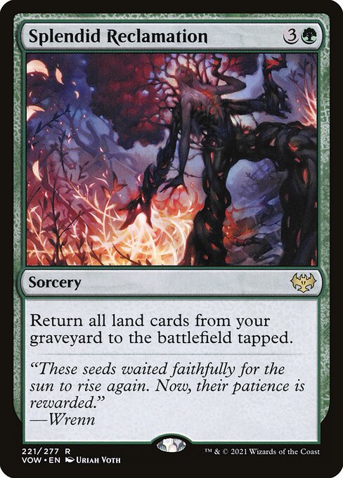 Splendid Reclamation VOW-221 Rare Excellent Englisch Foil