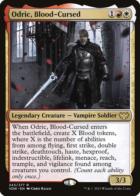 Odric, Blood-Cursed VOW-243 Rare Near Mint Englisch
