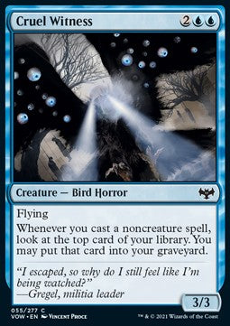 Grausamer Zeuge VOW-55 Common Excellent Deutsch Foil
