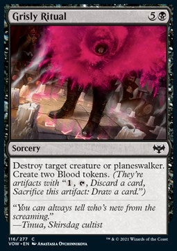 Grausiges Ritual VOW-116 Common Near Mint Englisch Foil