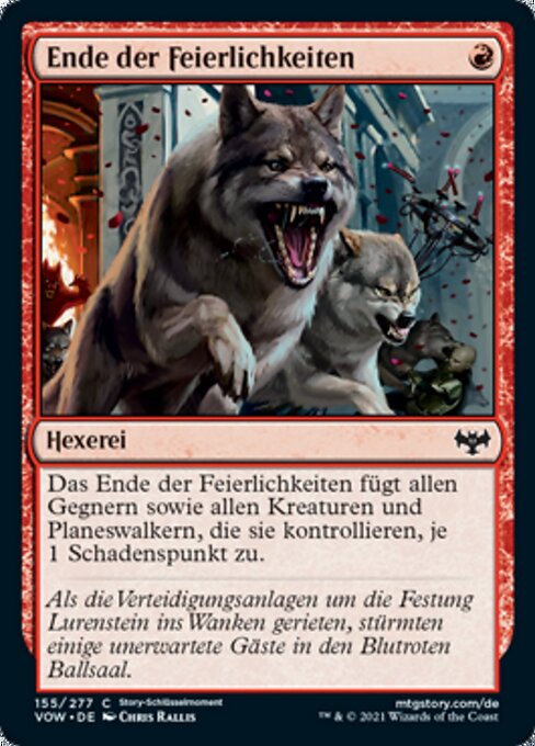 Ende der Feierlichkeiten VOW-155 Common Near Mint Deutsch
