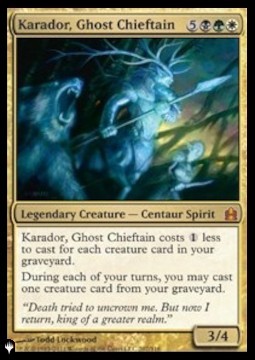 Karador, Ghost Chieftain ZNL-207 Mythic Excellent Englisch