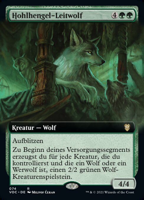 Hohlhengel-Leitwolf (V.2) VOC-74 Rare Excellent Deutsch