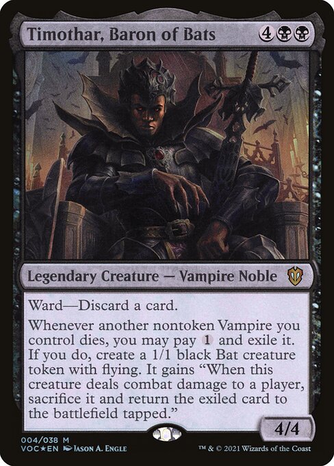 Timothar, Baron of Bats VOC-4 Mythic Near Mint Englisch Foil