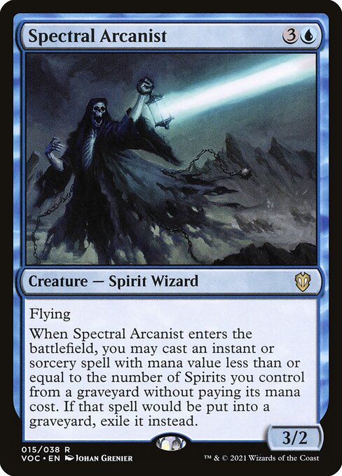 Spektraler Arkanist (V.1) VOC-15 Rare Excellent Englisch