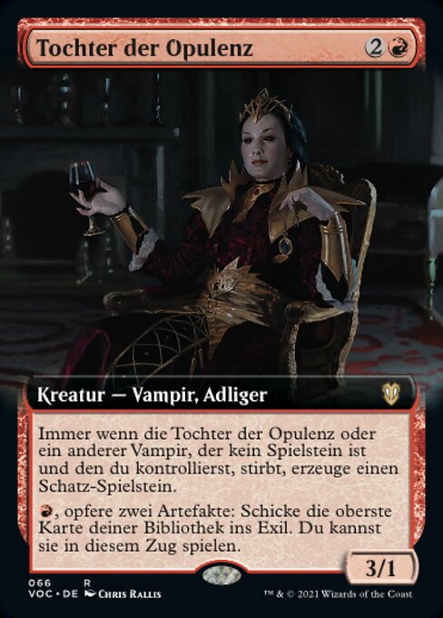 Tochter der Opulenz (V.2) VOC-66 Excellent Deutsch
