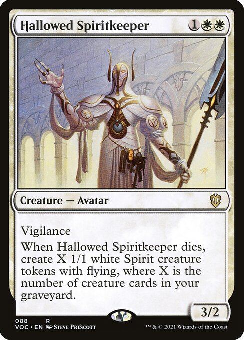 Hallowed Spiritkeeper VOC-88 Rare Near Mint Englisch